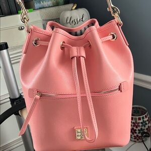 Dooney & Bourke bubble gum pink Bucket Bag